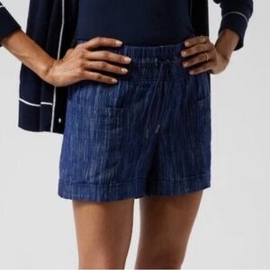 Athleta Cabo Textured Linen Short